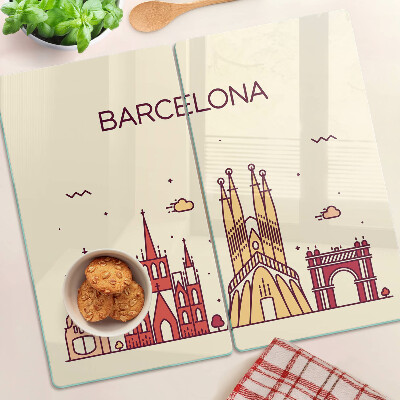 Deska kuchenna szklana Barcelona i jej architektura