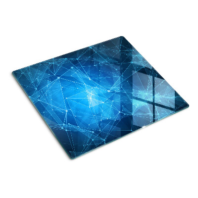 Szklana deska do krojenia Abstrakcyjny wzór geometryczny
