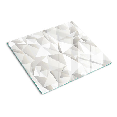 Deska kuchenna szklana Motyw geometrycznych brył