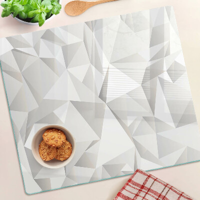 Deska kuchenna szklana Motyw geometrycznych brył
