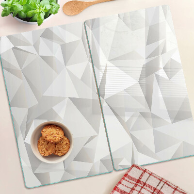 Deska kuchenna szklana Motyw geometrycznych brył