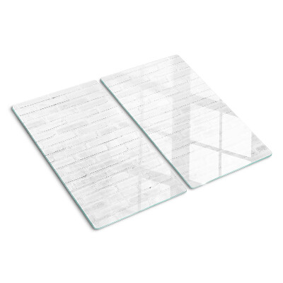 Deska kuchenna szklana Ceglana ściana w stylu minimalistycznym