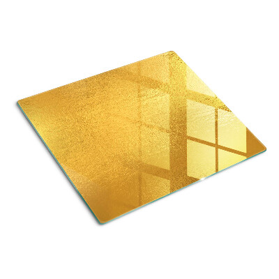 Szklana deska do krojenia Złota powierzchnia z refleksami