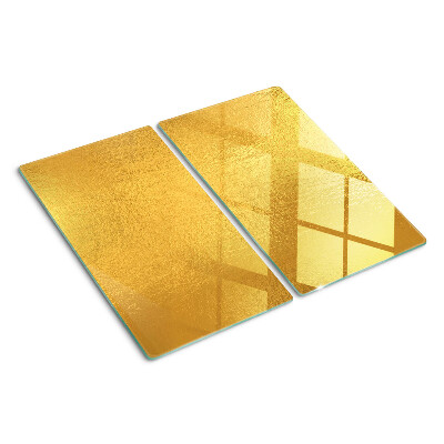 Szklana deska do krojenia Złota powierzchnia z refleksami