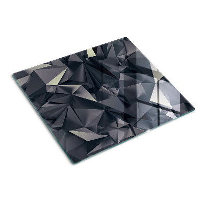 Szklana deska kuchenna Geometria w odcieniach szarości