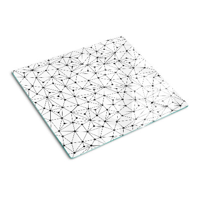 Deska kuchenna szklana Geometria sieciowa