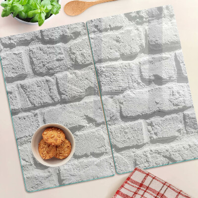 Szklana deska kuchenna Mur z cegieł