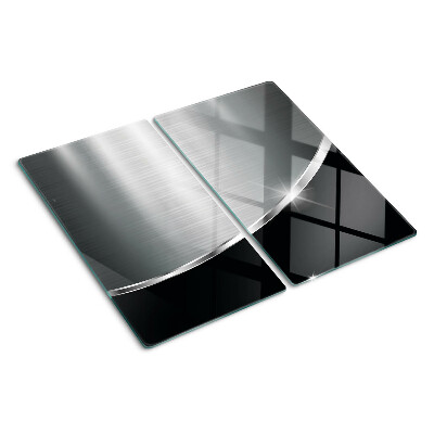 Szklana deska kuchenna Metaliczny połysk z refleksami