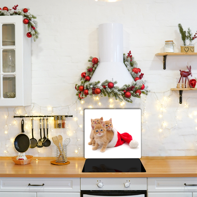 Deska kuchenna Koty Święta Święty mikołaj