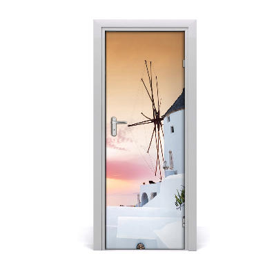 Fototapeta samoprzylepna na drzwi Santorini Grecja