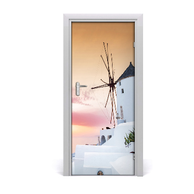 Fototapeta samoprzylepna na drzwi Santorini Grecja