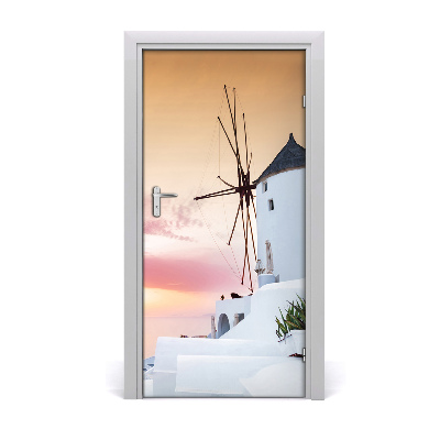 Fototapeta samoprzylepna na drzwi Santorini Grecja