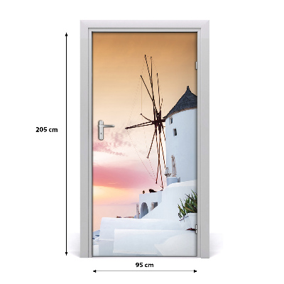 Fototapeta samoprzylepna na drzwi Santorini Grecja