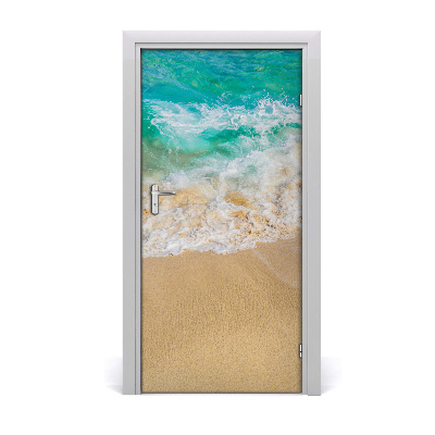 Naklejka na drzwi samoprzylepna Plaża i morze