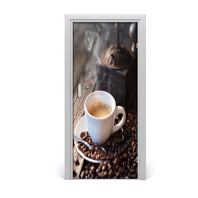 Okleina samoprzylepna na drzwi Filiżanka kawy