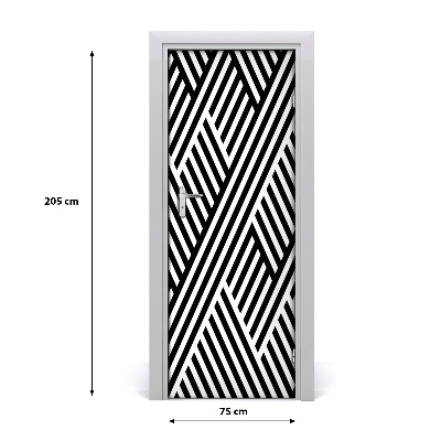 Naklejka fototapeta na drzwi Geometryczne tło
