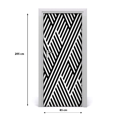 Naklejka fototapeta na drzwi Geometryczne tło