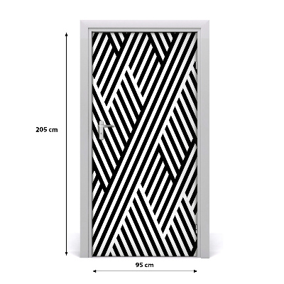 Naklejka fototapeta na drzwi Geometryczne tło
