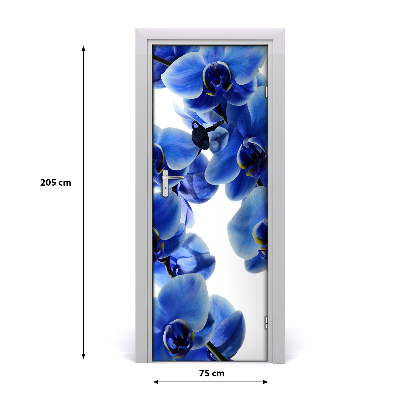 Nalepka Naklejka fototapeta na drzwi kwiat orchidea