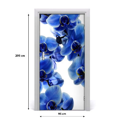 Nalepka Naklejka fototapeta na drzwi kwiat orchidea