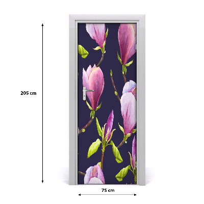 Okleina samoprzylepna fototapety na drzwi Magnolia