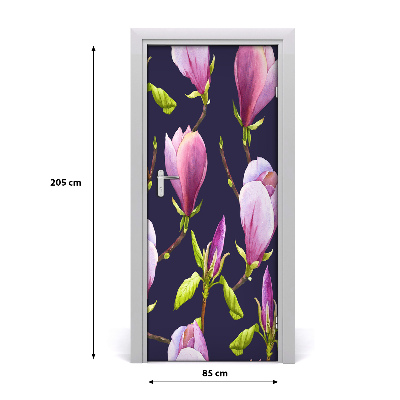 Okleina samoprzylepna fototapety na drzwi Magnolia