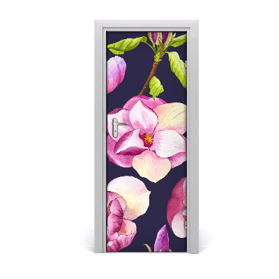 Okleina samoprzylepna fototapety na drzwi Magnolia