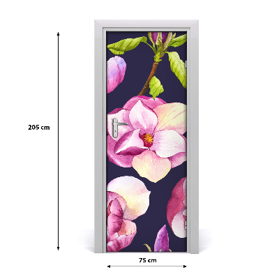Okleina samoprzylepna fototapety na drzwi Magnolia