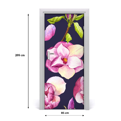 Okleina samoprzylepna fototapety na drzwi Magnolia