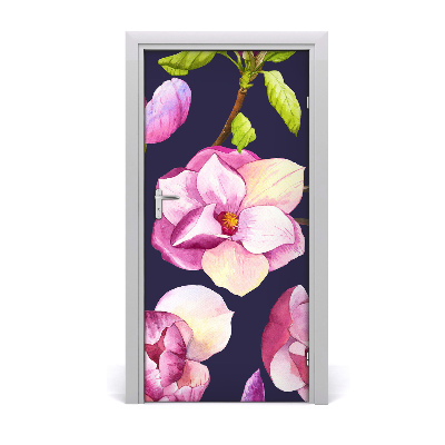 Okleina samoprzylepna fototapety na drzwi Magnolia