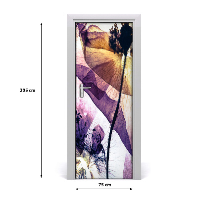 Nalepka Naklejka fototapeta na drzwi Maki