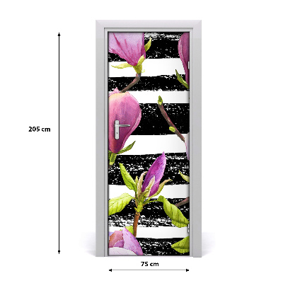 Okleina samoprzylepna fototapety na drzwi Magnolia