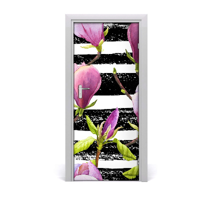 Okleina samoprzylepna fototapety na drzwi Magnolia