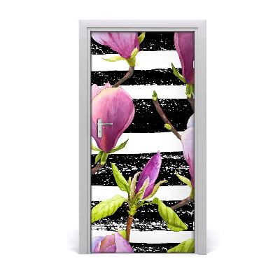 Okleina samoprzylepna fototapety na drzwi Magnolia