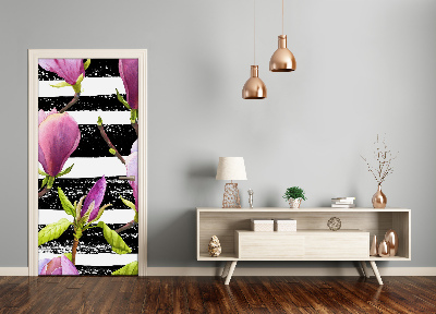 Okleina samoprzylepna fototapety na drzwi Magnolia