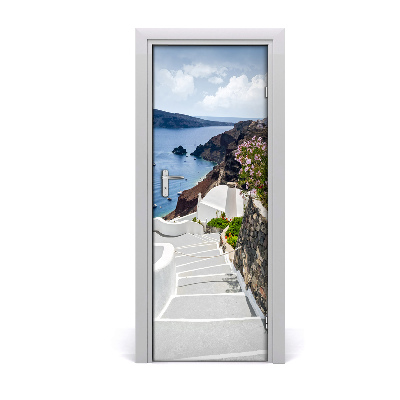 Fototapeta samoprzylepna na drzwi Santorini Grecja