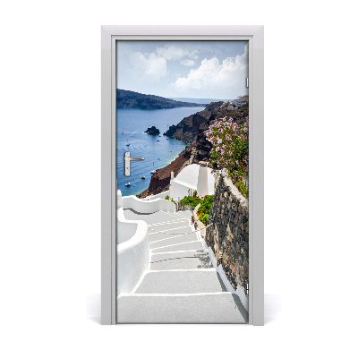 Fototapeta samoprzylepna na drzwi Santorini Grecja