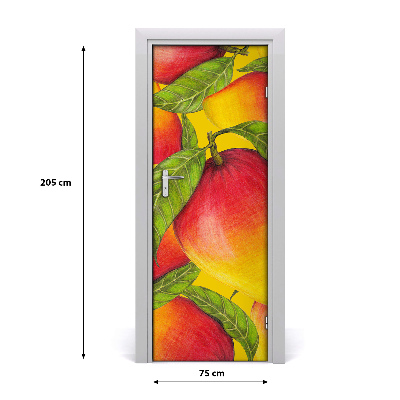 Naklejka na drzwi do domu samoprzylepna Mango