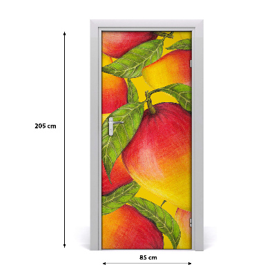 Naklejka na drzwi do domu samoprzylepna Mango