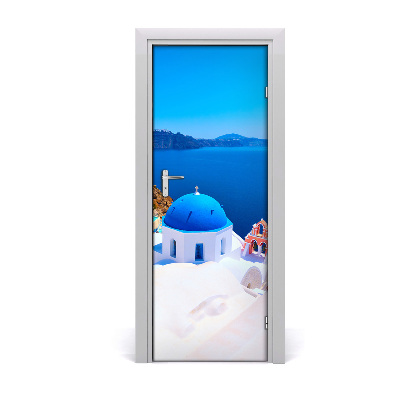 Fototapeta samoprzylepna na drzwi Santorini Grecja