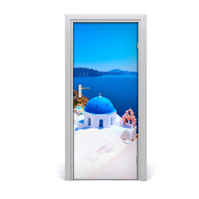 Fototapeta samoprzylepna na drzwi Santorini Grecja