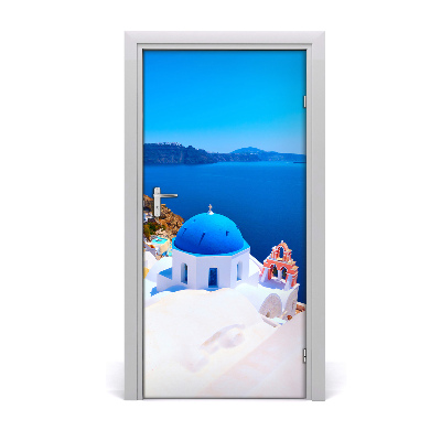 Fototapeta samoprzylepna na drzwi Santorini Grecja