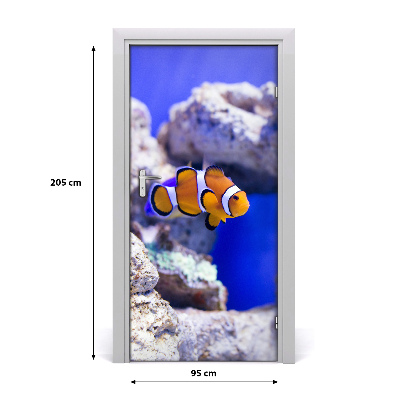 Naklejka samoprzylepna na drzwi Ryba Nemo