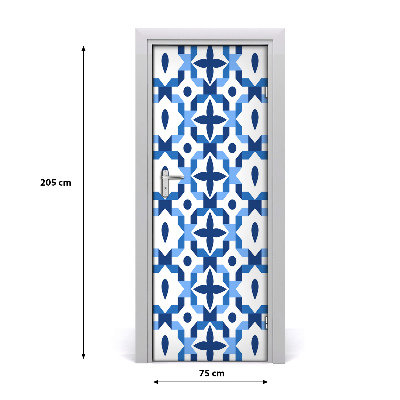 Naklejka fototapeta na drzwi Geometryczne tło