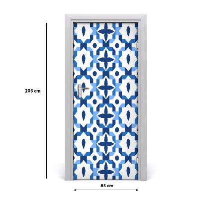 Naklejka fototapeta na drzwi Geometryczne tło