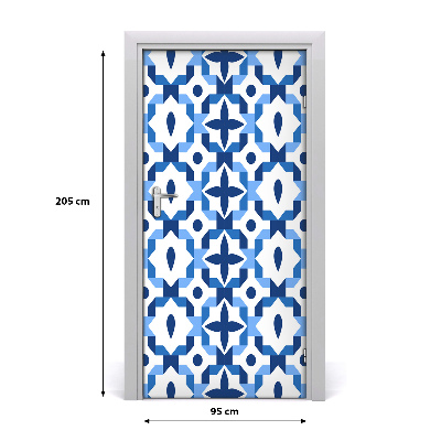 Naklejka fototapeta na drzwi Geometryczne tło