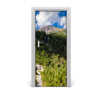 Naklejka na drzwi samoprzylepna Morskie oko Tatry