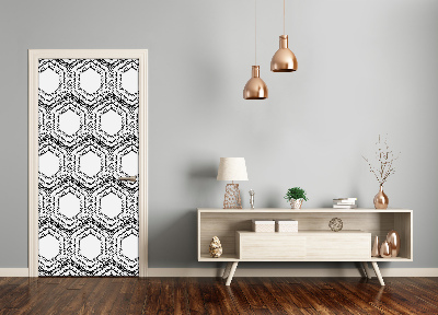 Naklejka fototapeta na drzwi Geometryczne tło