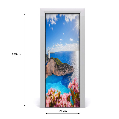 Naklejka na drzwi samoprzylepna Zakynthos Grecja