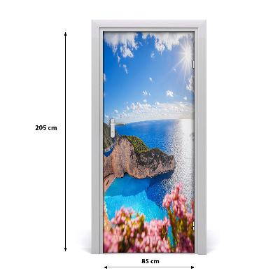 Naklejka na drzwi samoprzylepna Zakynthos Grecja